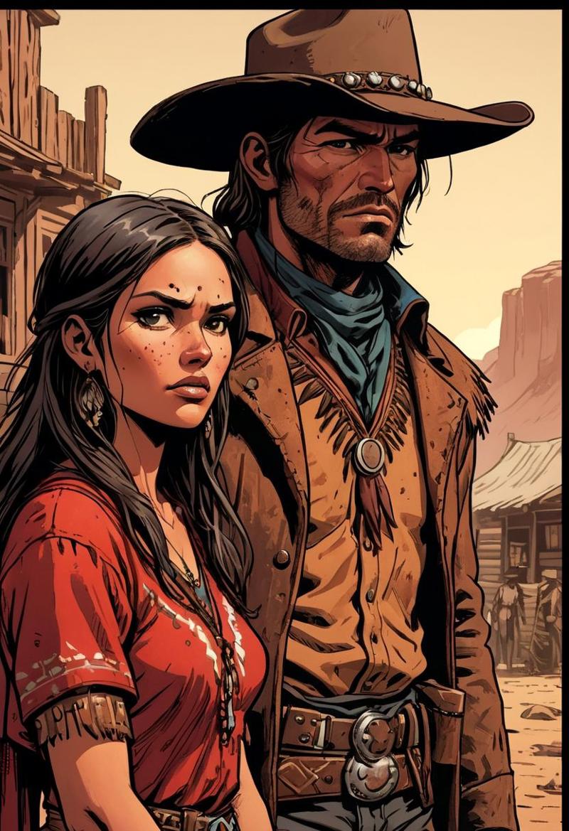 36897-2073073879-a page from comics, two people, red dead redemption meeting with indians Cheyenne, dark cowboy face, old cowboy, unshaved, beaut.jpg